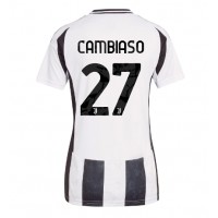 Dres Juventus Andrea Cambiaso #27 Domaci za Žensko 2024-25 Kratak Rukav